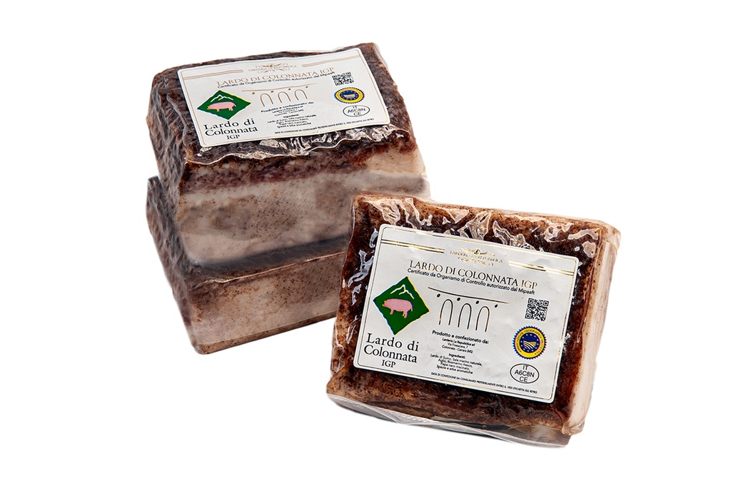 lardo di colonnata igp slice