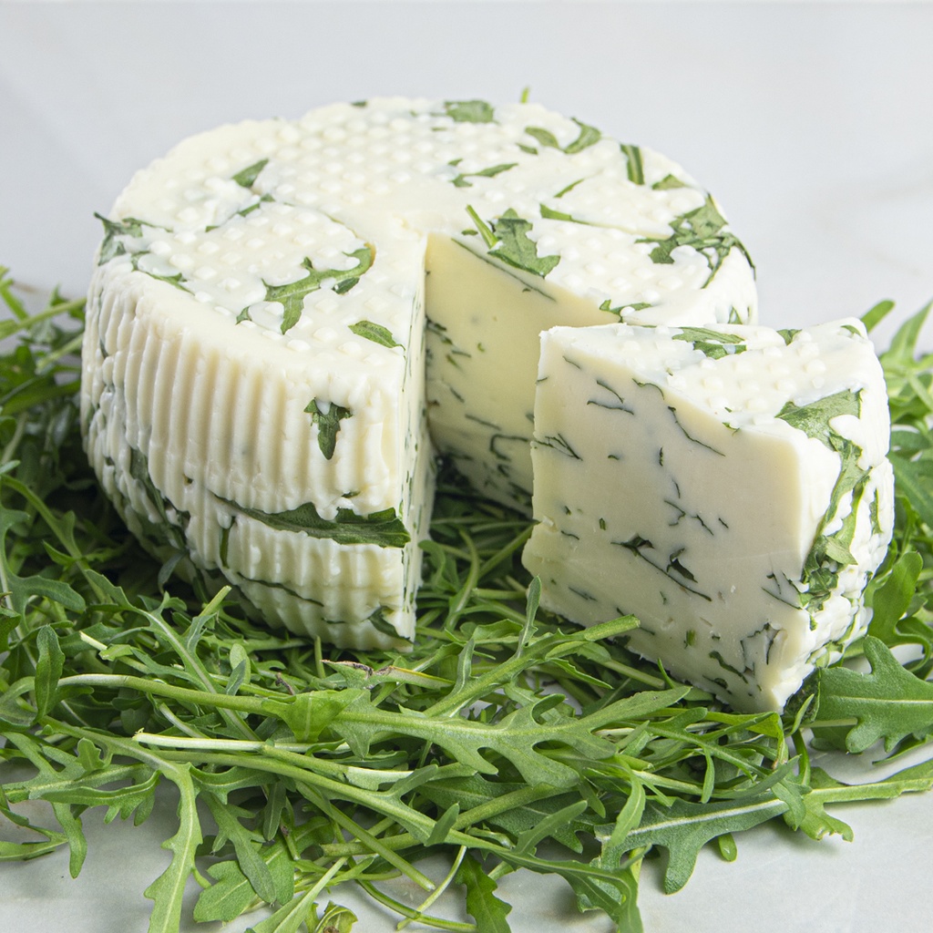 Caciotta with arugula