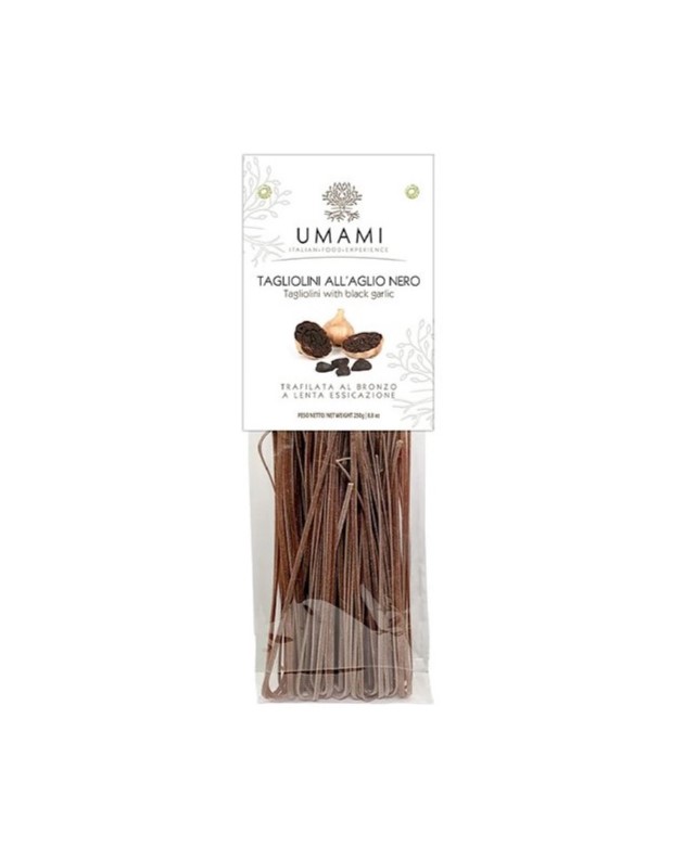 Tagliolini with black garlic Umamii