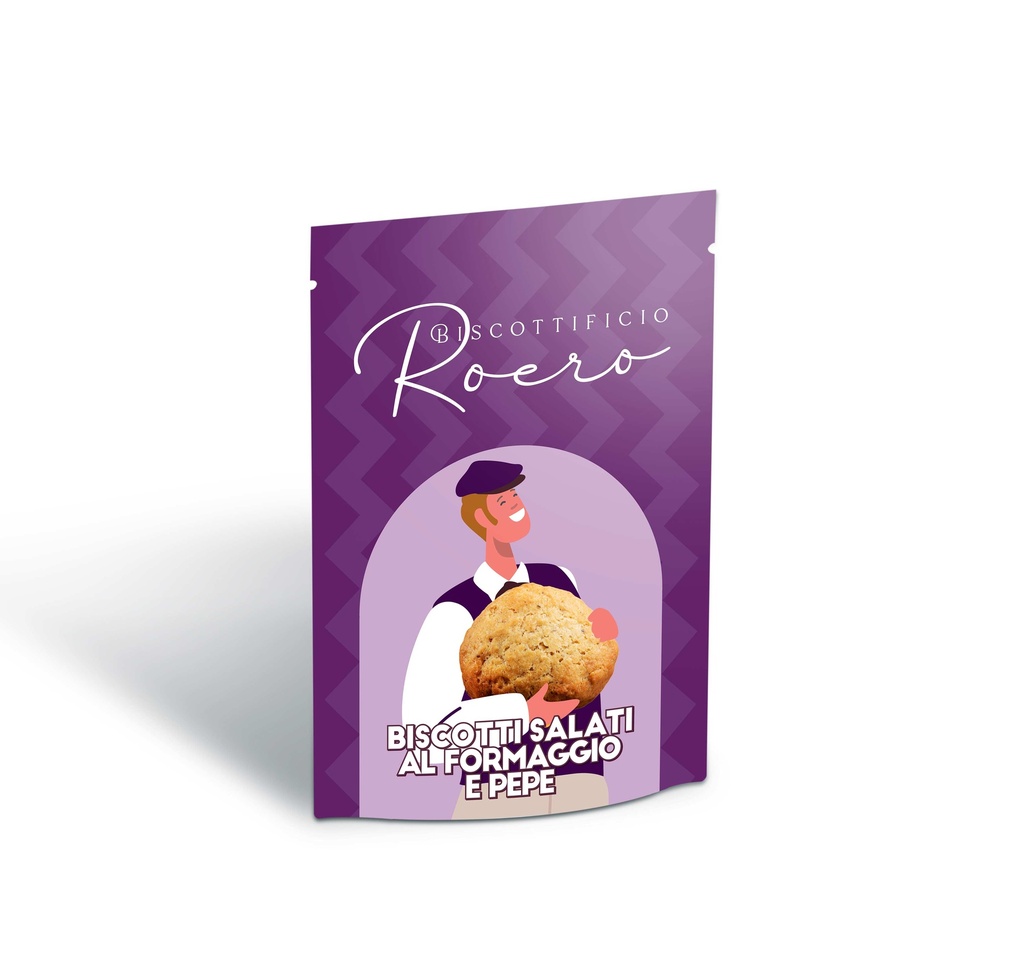 Savoury cheese and pepper biscuits