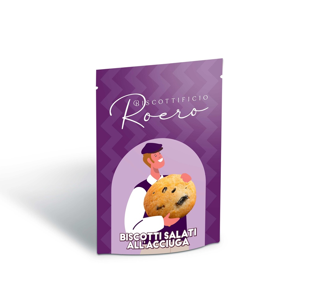 Salted anchovy cookies