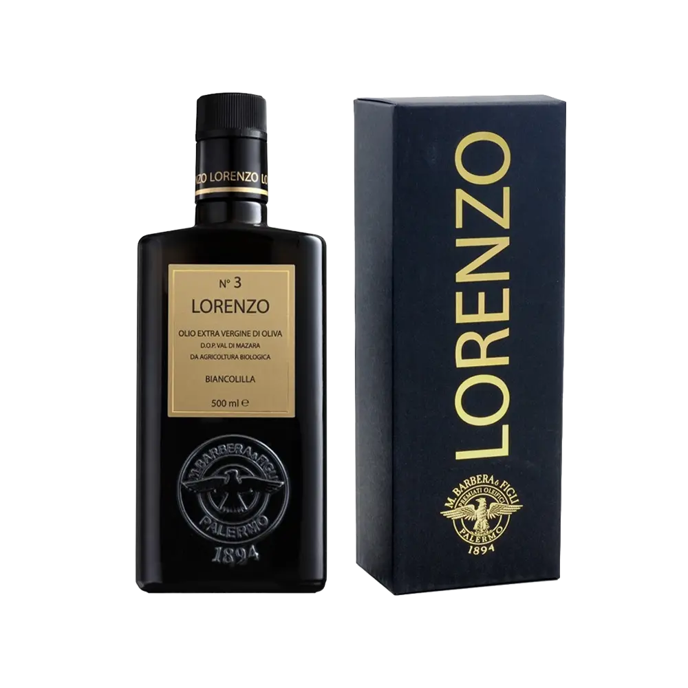 Lorenzo n°3 Extra virgin olive oil Barbera with gift box