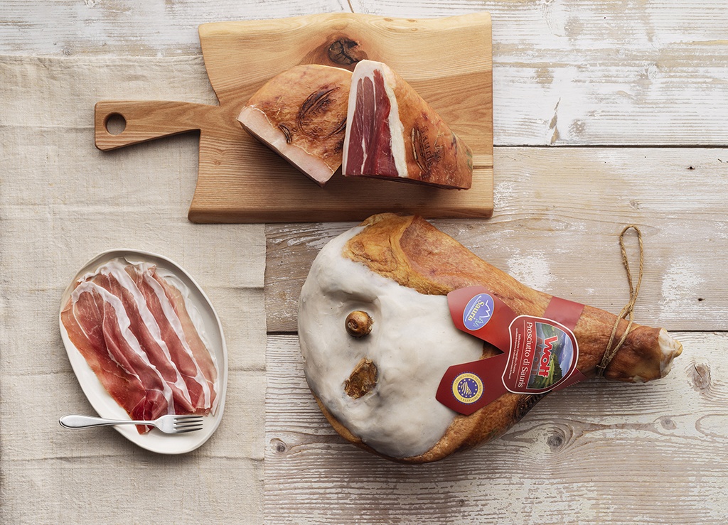 Prosciutto fumé Di Sauris IGP addobbo
