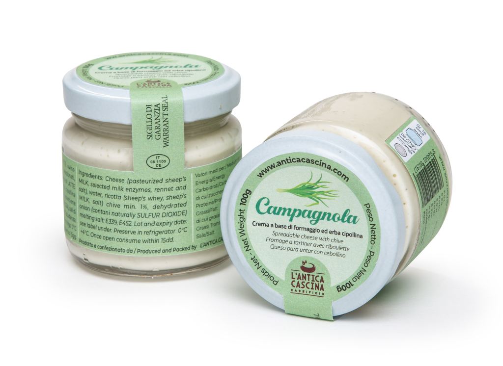 Crème fromagère campagnola ciboulette et oignon