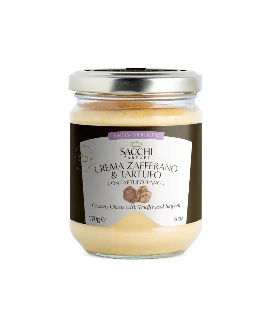 Crème fromagère à la truffe et Safran