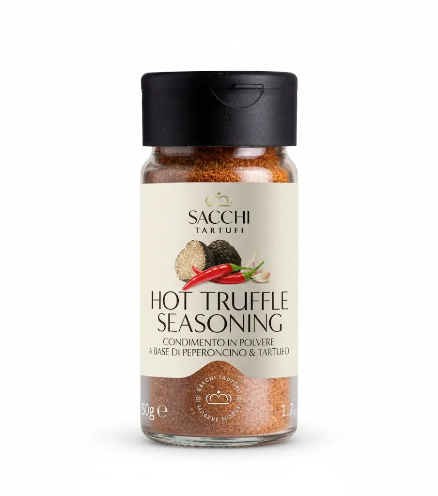 Condiment en poudre au piment de cayenne et à la truffe