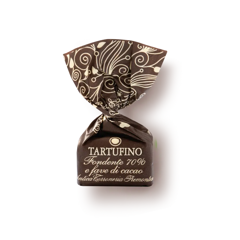 Tartufini chocolat noir et éclats de cacao