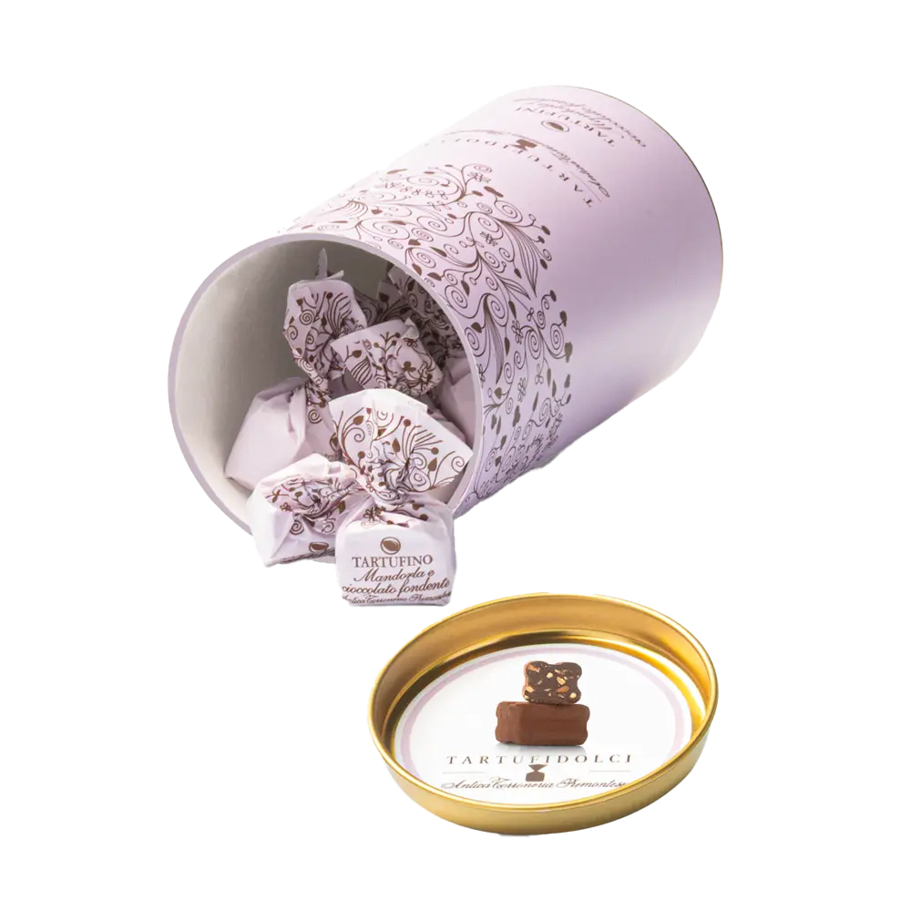 Tartufini box - Almond and Dark Chocolate