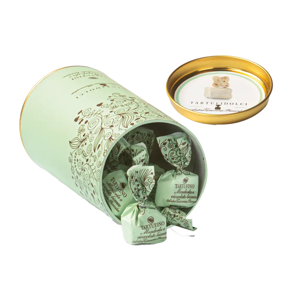 Tartufini box - Amande et Chocolat Blanc