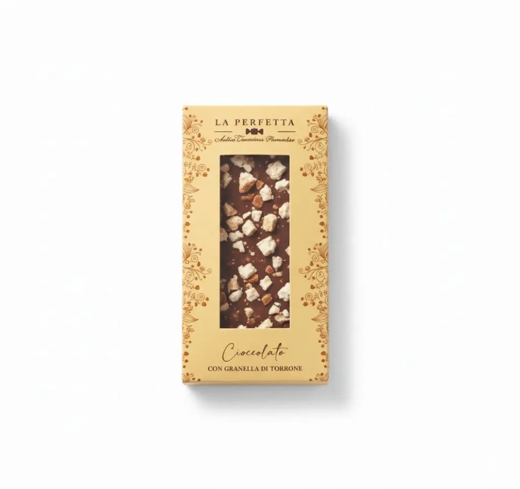 La Perfetta - Milk Chocolate Tablet with Nougat Bits