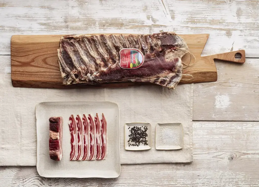Pancetta tranchée