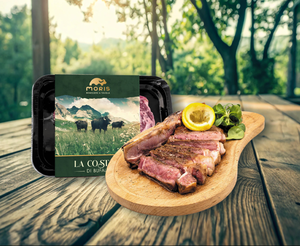 Côte à l'os de bufflonne