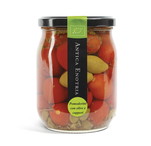 [PLEG00029] Tomates cerises aux olives et aux câpres