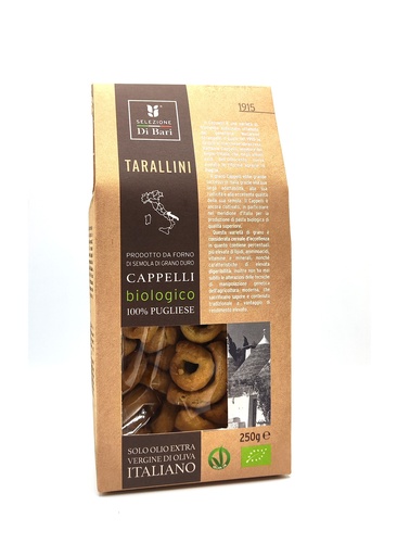 [PBSA00031] Tarallini Cappelli Bio - 250grs