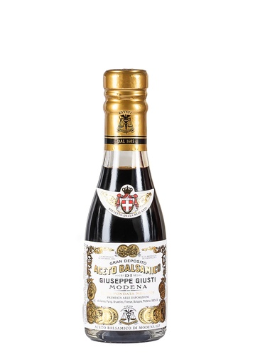 [PHUI00081] Giusti Vinaigre Balsamique de Modène IGP 2 Médailles d'Or  100ml Champagnottina avec boite cadeau