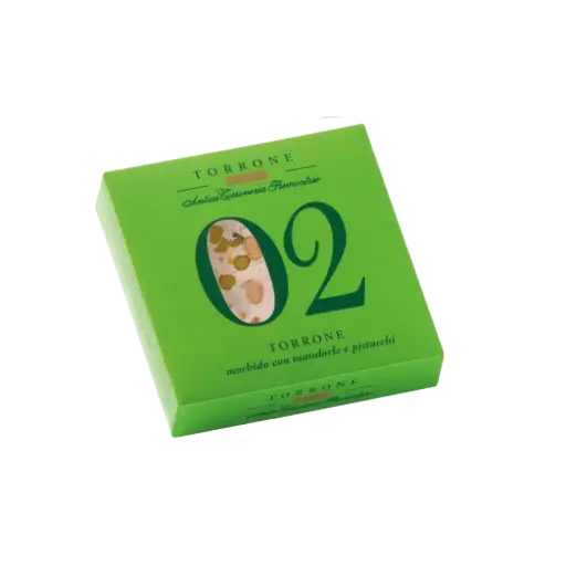 [PBSU00067] Soft nougat with almonds and pistachios "Number 2"