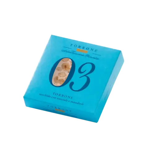 [PBSU00068] Nougat moelleux aux amandes et aux noisettes "Numéro 3"